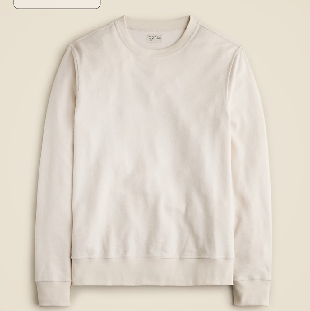 J Crew Long-sleeve textured sweater-tee BW407 Sz XL NWT